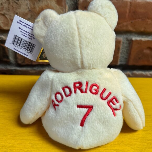 Ivan Rodriguez 1998 Salvino's Bamm Beanos Beanie Babies MLB Baseball NWT - Picture 1 of 3